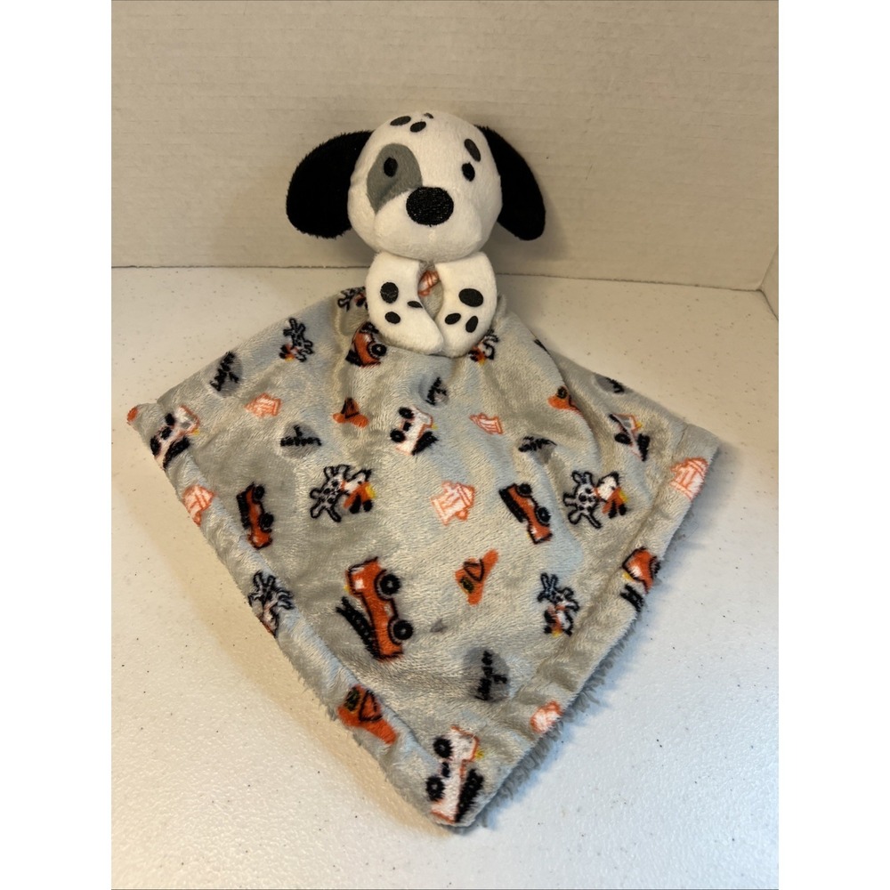 Little Beginnings Dalmatian Puppy Dog Gray Baby Security Lovey Firetruck Plush